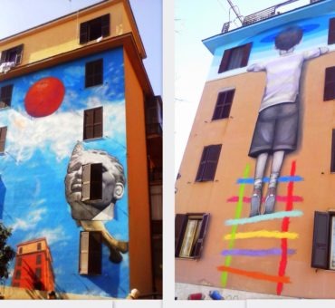 Rzym inaczej - murale w dzielnicy Tor Marancia